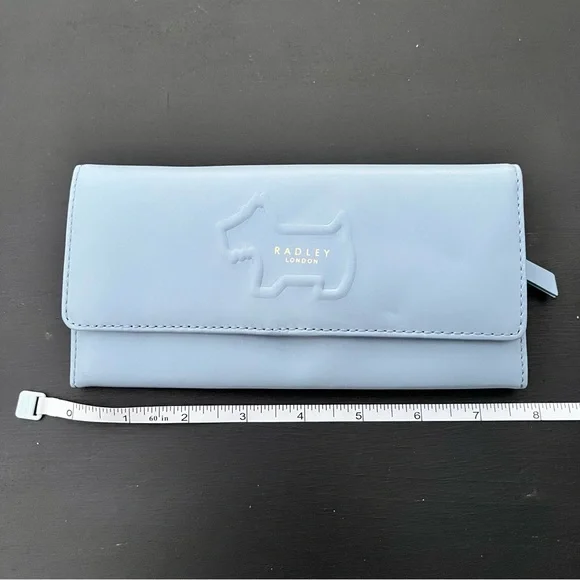 Radley London Dog Outline Blue Wallet - Picture 15 of 16